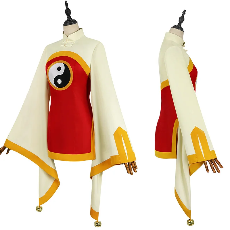 Li Meiling คอสเพลย์ชุด Cardcaptor ซากุระ Tai Chi ชุดสไตล์จีนแขนกว้างอะนิเมะชุดสําหรับ Comic Con ฮาโลวีน