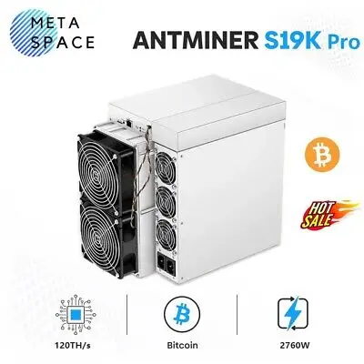 

AB BUY 3 GET 2 FREE алюминиевый Antminer S19k Pro 120th, для майнинга Btc