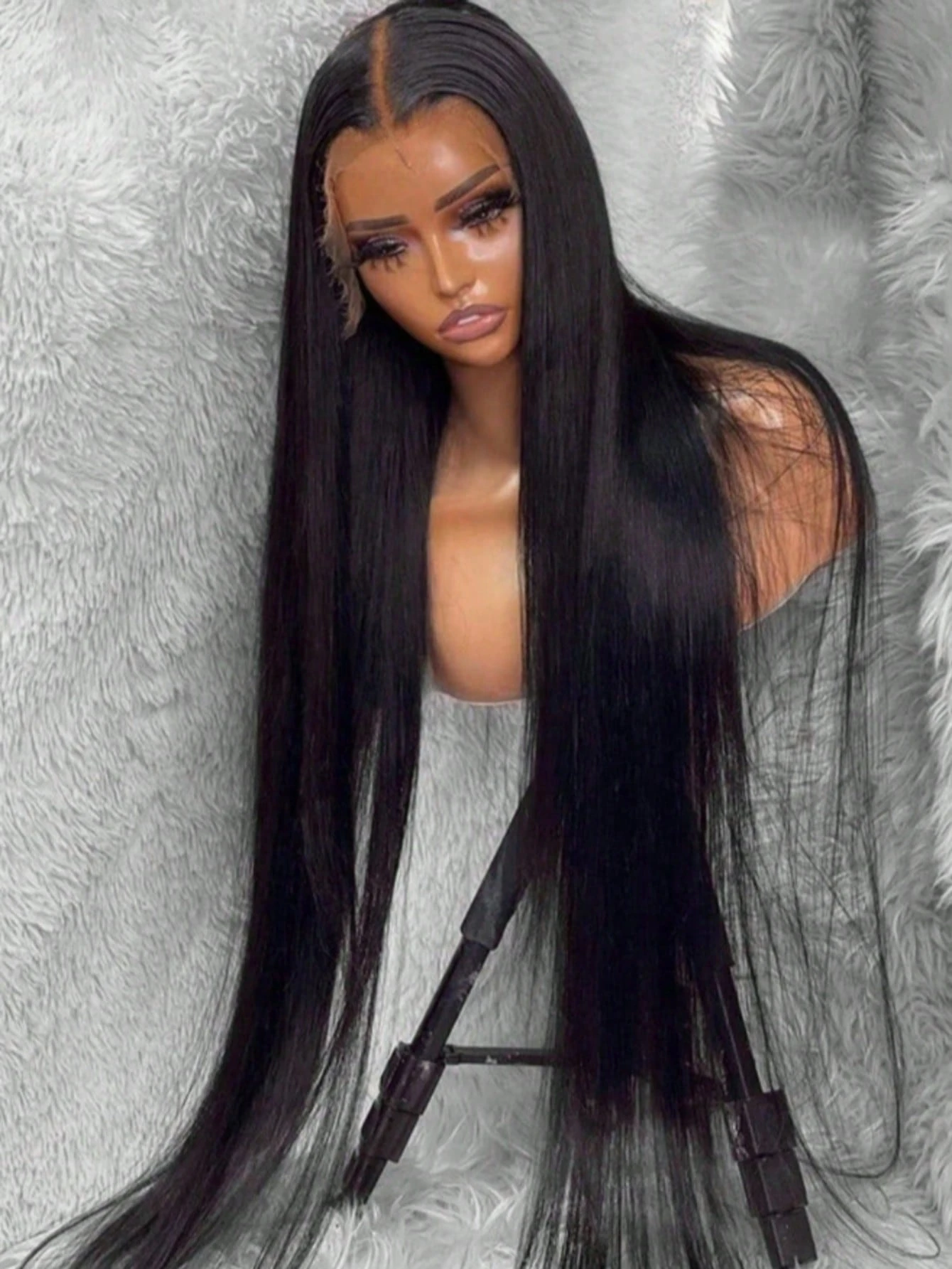 

40 50 Inch 13x6 Bone Straight HD Lace Frontal Wig 250 Density 360 Full Lace Wig Black Human Hair Wig 100% Human Hair Quality
