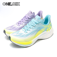 ONEMIX 2025 Professional Training Running Shoes for Men Racing Sport Shoes Breathable Women Full Sole Nylon Plate Jogging Shoes