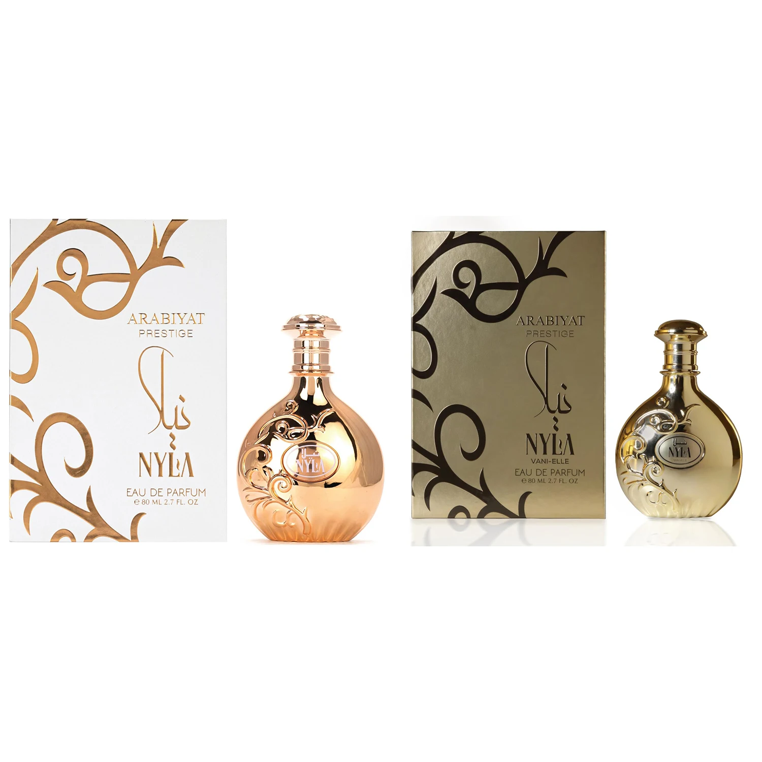 

Arabiyat Prestige Nyla Vani-Elle Eau De Parfum For Unisex Fragrance with Vanilla and Jasmine 2.7 fl oz