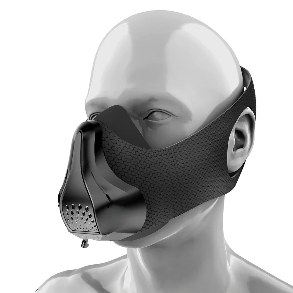 AliExpress NONE Sports Mask Adjustable 48 Levels Breathing Air Resistance Exercise Running Fitness Mask Fitness Exercise Physical Endurance Trai