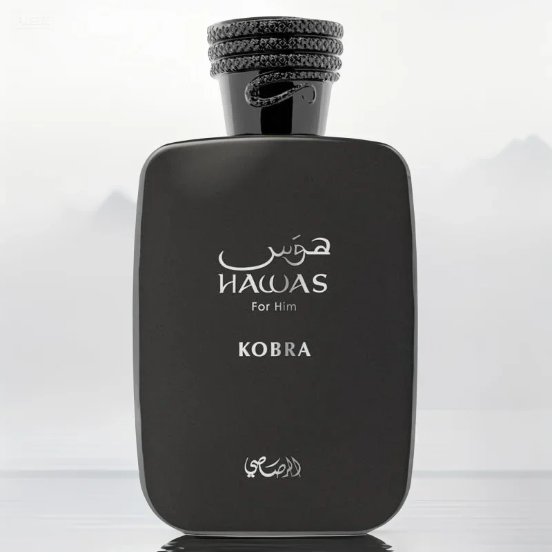 Hawas Kobra Rasasi para Hombres 105ml/3.6oz مع رائحة البرغموت والمسك طويلة الأمد، وهي اختيارًا مثاليًا للهدايا. #1
