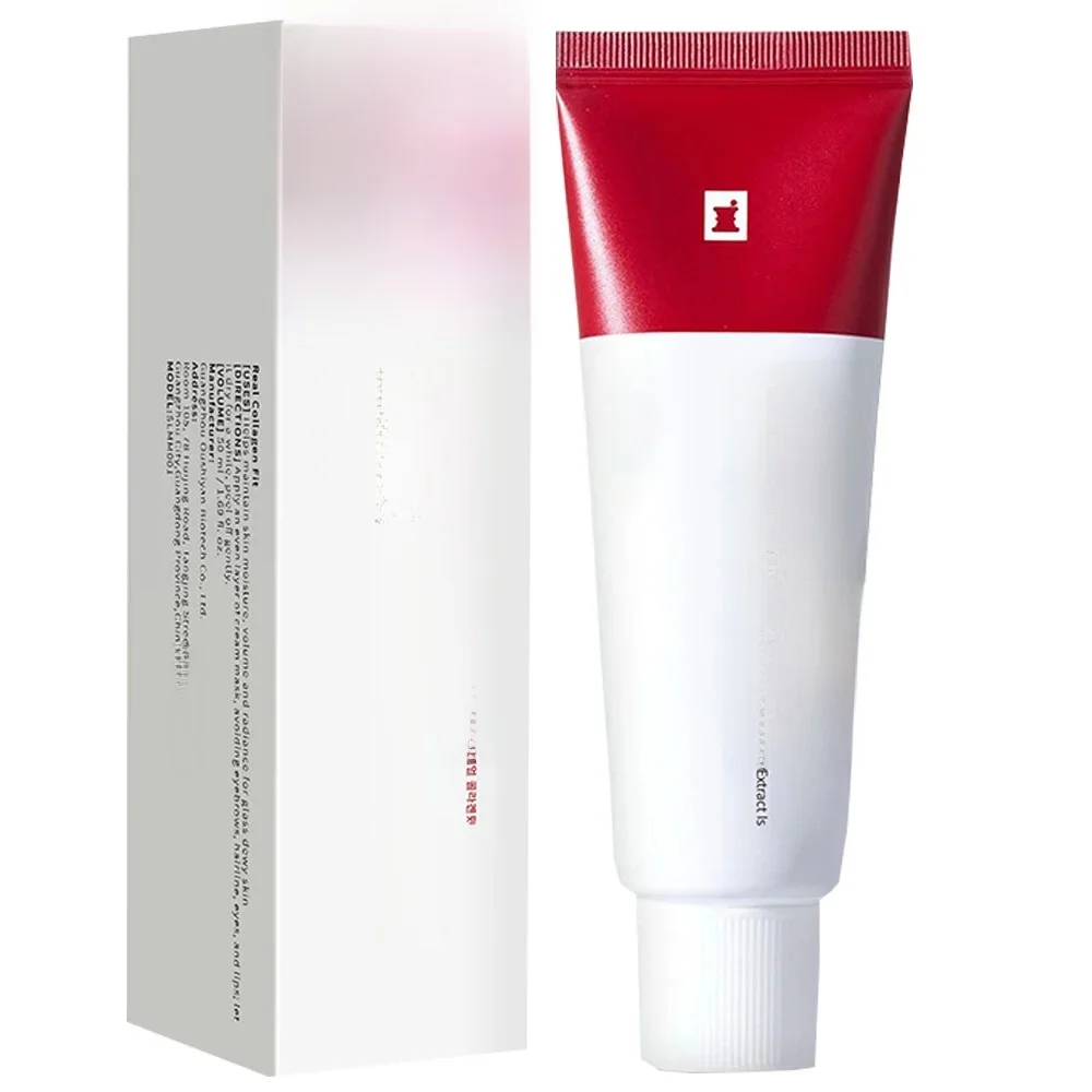 Real Collagen Fit, masque enveloppant au collagène, collagène 670 000 ppm, masque facial décollable pour l'élasticité, hydratant, lueur, peau en verre