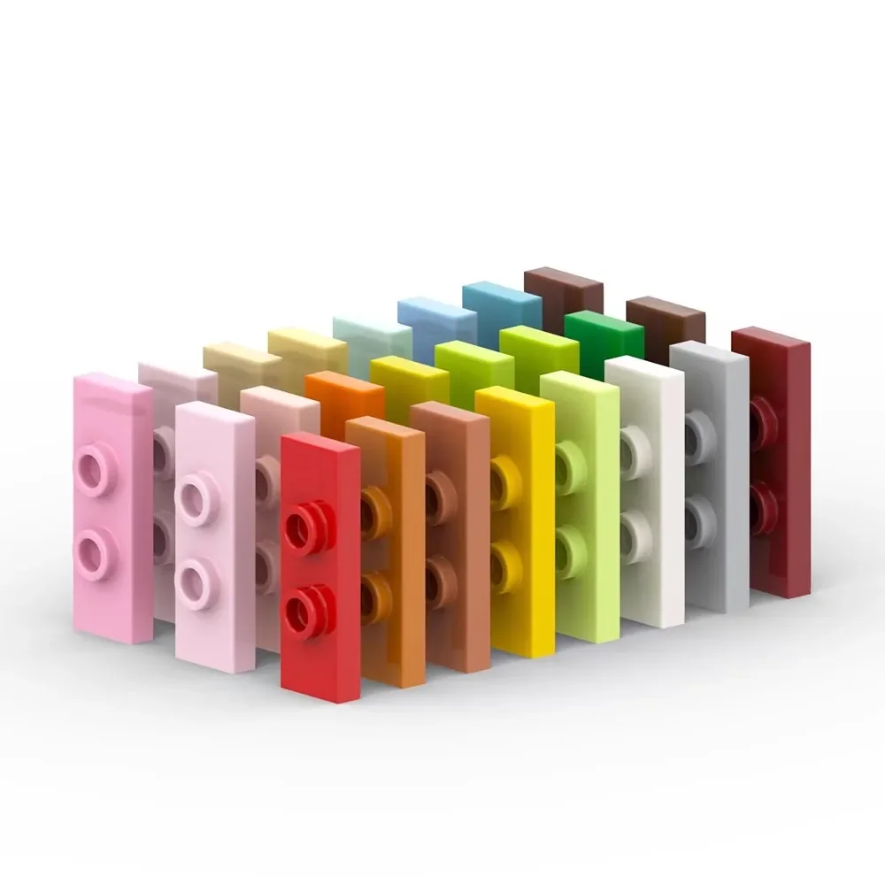 Pièces MOC 34103, plaque modifiée 1x3 avec 2 goujons, briques compatibles, blocs de construction à assembler, particules, jouet Puzzle pour enfant, 20 pièces