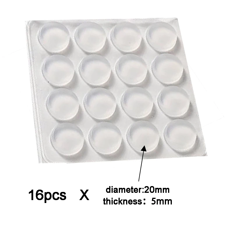 100 Stuks Zachte Siliconen Rubber Anti Slip Bumpers Voeten Pads Demper Buffer Kast Bumpers Siliconen Meubels Pads Lade Deur Pad
