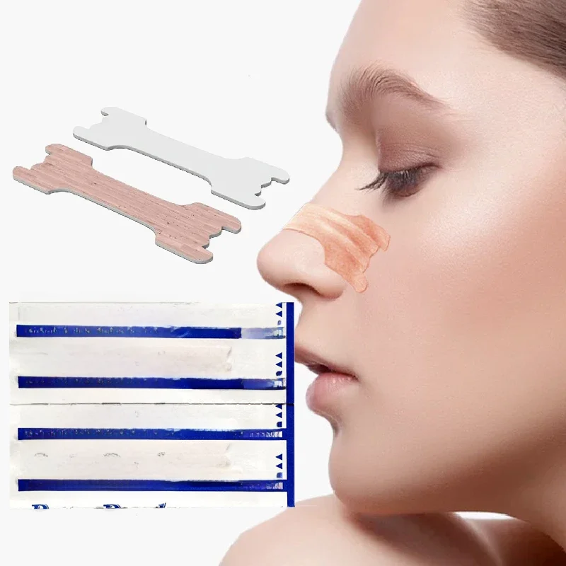 10/50 pçs tiras nasais de respiração ajuda certa parar de roncar nariz remendo bom sono remendo