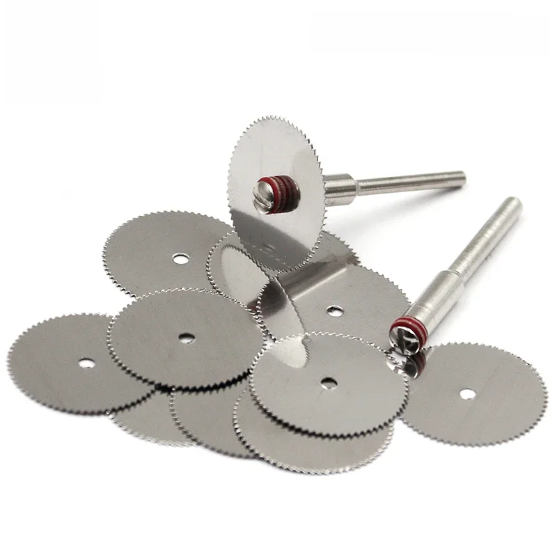 Tarcze tnące Narzędzia obrotowe Tarcza tnąca do narzędzi Dremel Akcesoria 10 szt. Tarcze dremel z 2 szt. Trzpieni 22 mm 25 mm 32 mm — zdjęcie 2