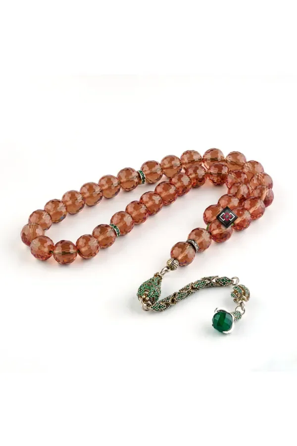 

Zultanite Stone Rosary with Silver Tassels