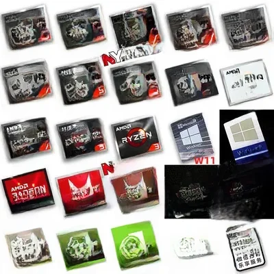 Étiquette autocollante AMD Ryzen pour ordinateur portable, tablette, ordinateur de bureau, appareil photo numérique Mobile, décoration personnalisée DIY