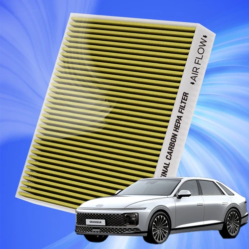 1+1 현대 디올뉴 그랜저 GN7 전차종 PM0.3 에어컨필터 