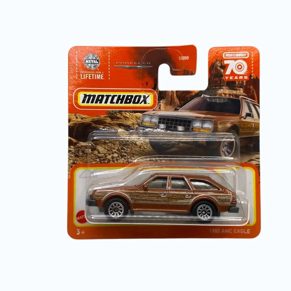 Matchbox, Amc Eagle 1980 Collectible Scale Model of What Is Considered the First Crossover Vehicle before the Popularization of Modern Suvs, 1:64 Scale, Diecast Miniature, Mainlane Mxb Off-Road Collection, Without Packaging, Original Blister Packaging