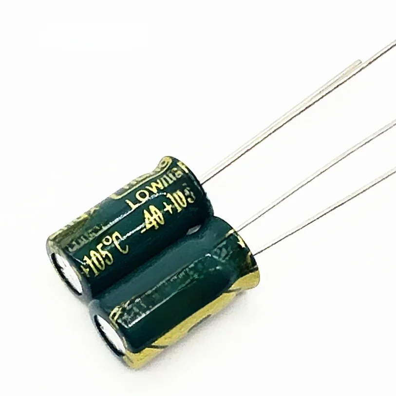 20 sztuk/partia P72 wysokiej częstotliwości niska impedancja 50v 47UF aluminiowy kondensator elektrolityczny rozmiar 6*12 47UF 20% — zdjęcie 2