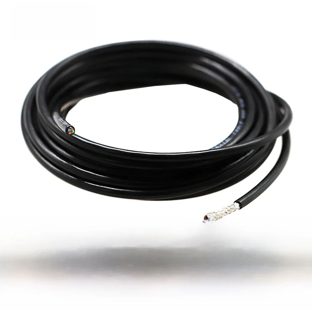 HSD 535 4 Core Schwarz 100 Ohm 1M/2M/3M/5M/10M Pvc-isolierte Abgeschirmtes HSD LVDS 4-Core Kabel für