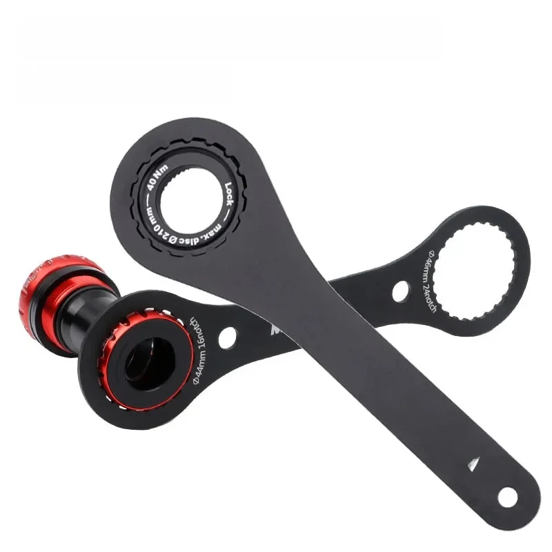 AliExpress Bicycle Wrench Tool 44/46/39/40.5mm 16Notch Install Repair Tool For Shimano BB51 BB70 MT500 DUB Bottom Bracket Center Lock Cover