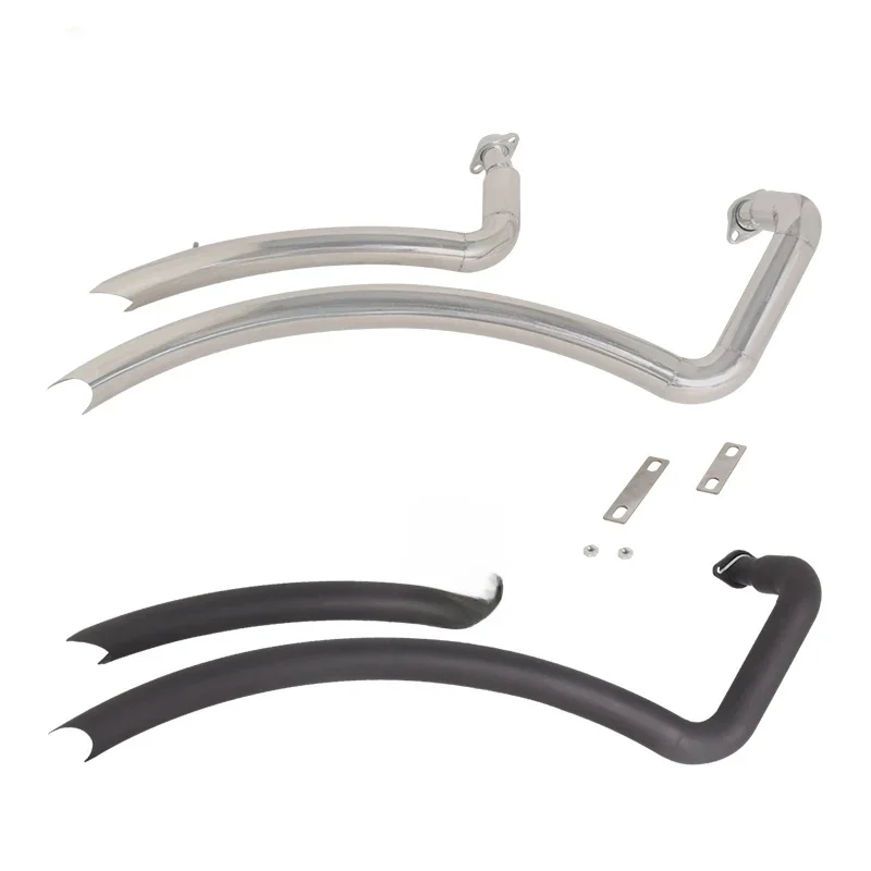 Uitlaatsysteem Motorfiets Uitlaten Header Pijp Link Buis Voor Kawasaki Vulcan 800 VN800A 1995-2005 VN800B Classic 1996-2005 - afbeelding 2