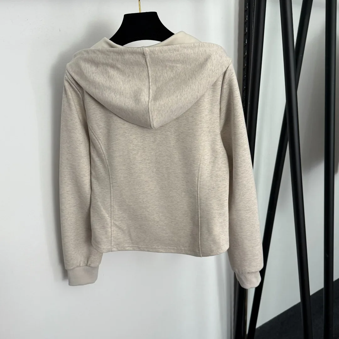 

2025 Autumn/Winter Casual Sportswear Set Slim-Fit Long-Sleeved Hooded Zip-Up Jacket And Elastic Waist Casual Trousers