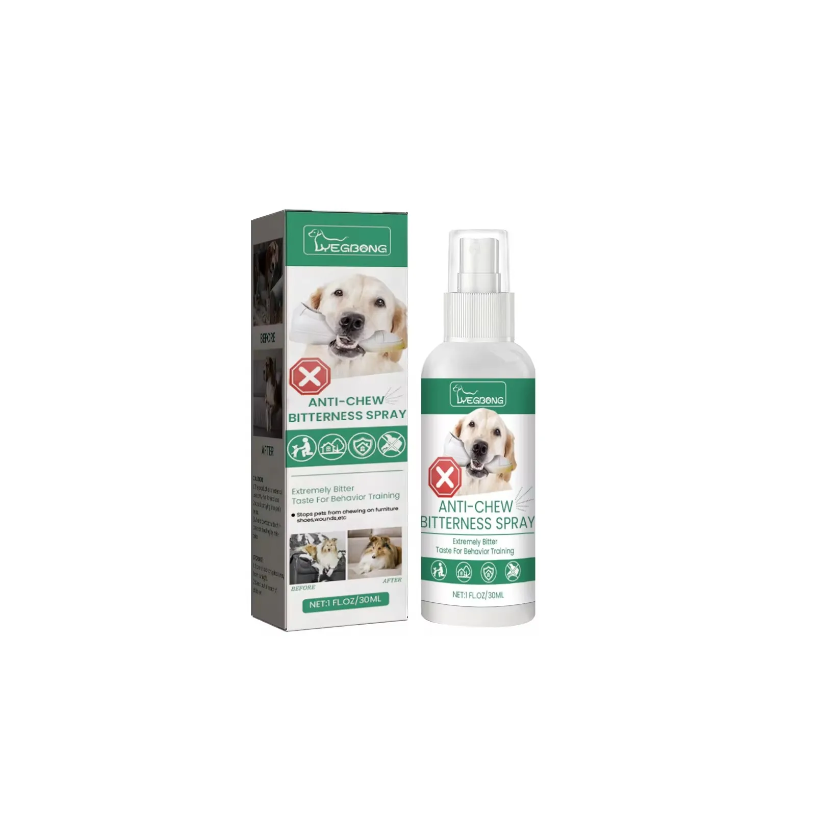 Pet Anti Chewing Spray Chewing Scratching Preventing Bitterness Anti Gnawing Discourage Clawing Sofa Protect Dog No Chew Liquid