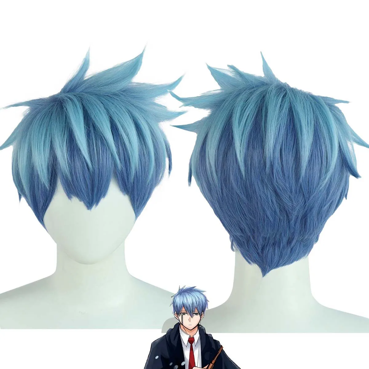 

Хэллоуин Рождественский подарок Mashle аниме Lance Crown косплей парик из синтетических волос