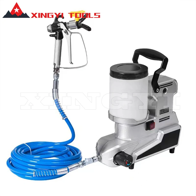 XINGYI DIY Electric High Pressure Airless Paint Sprayer New Multifunctional 1600W Portable Airless Sprayer Latex Paint