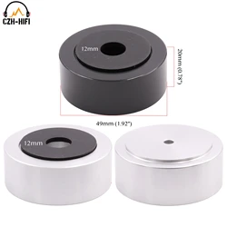 Audio Isolation Stand Base 49x20mm CNC Machined Solid Aluminum Shockproof Feet Pad Mat for Surwoofer Speaker Amplifier DAC CD