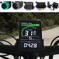 UART2 M6C 24V/36V/48V/60V Electric Bike Mountain bike Speedometer accessories Computer Wireless Stopwatch Waterproof Cycling