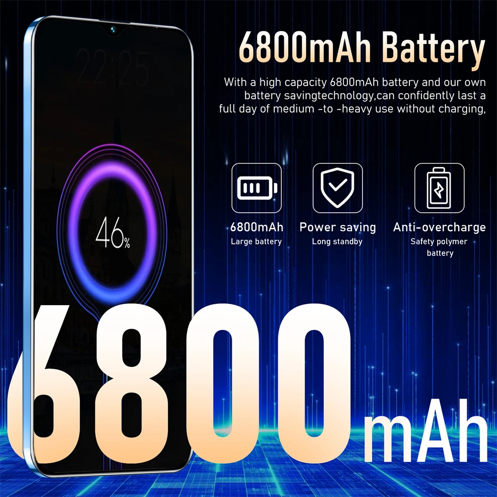 New S24 Ultra Smartphone 5G Signal 7.3 inch 16GB 1TB Android 13 6800mAh cellphone Qualcomm Snapdragon 8 Gen2 mobile phones