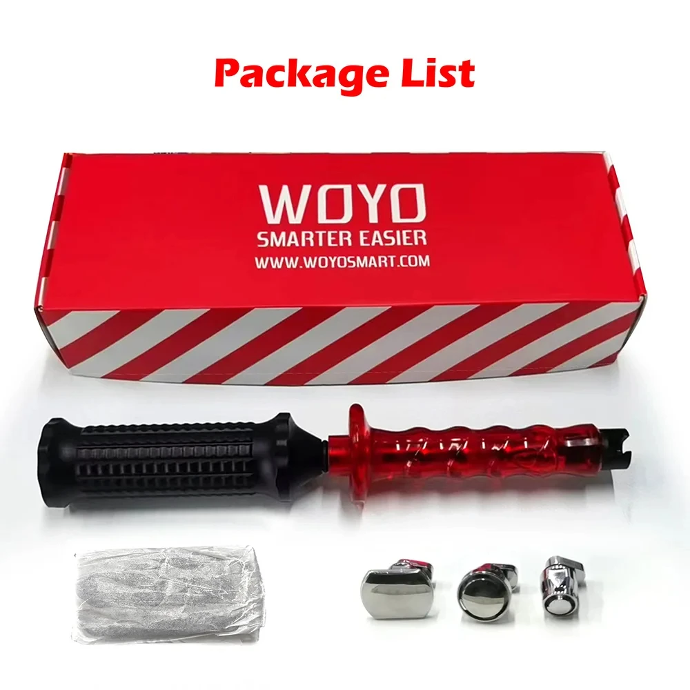 WOYO Car Dent Puller Repair Tool Kit PDR 100 Slide Hammer Dent Puller with 007 Body Surface Paintless Dent Repair Pulling