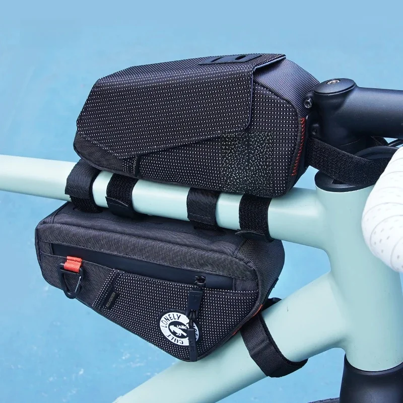 AliExpress ULAC Waterproof Front Top Frame Tube Bag MTB Road Bike Large Capacity Triangle Bag Cycling Pannier Pouch Tools Bag Accessories