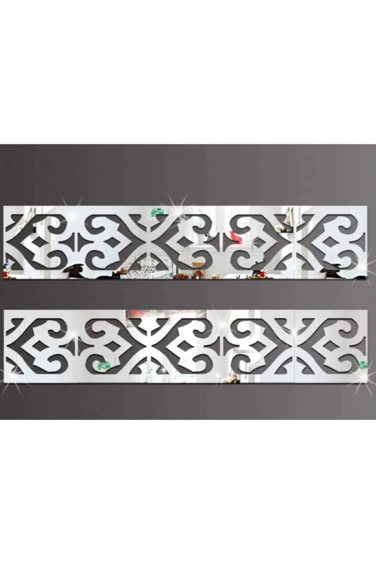 

Plexi Ornament Border Silver Motif Patterned Border door Wall Ceiling home Decor home decor room decorative