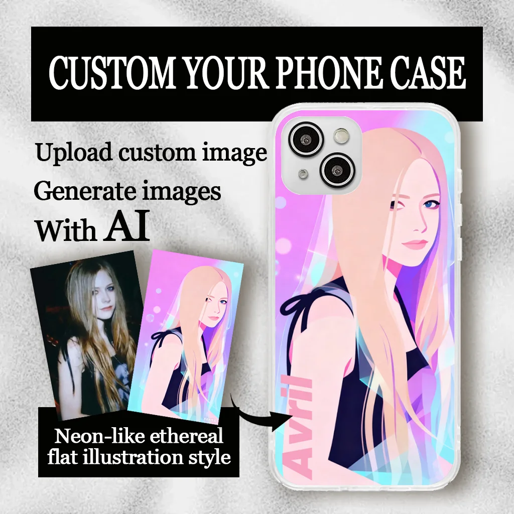 Funda de teléfono personalizada Patrón y texto personalizados Regalo romántico Aniversario Familia Pareja Amigo Mascota