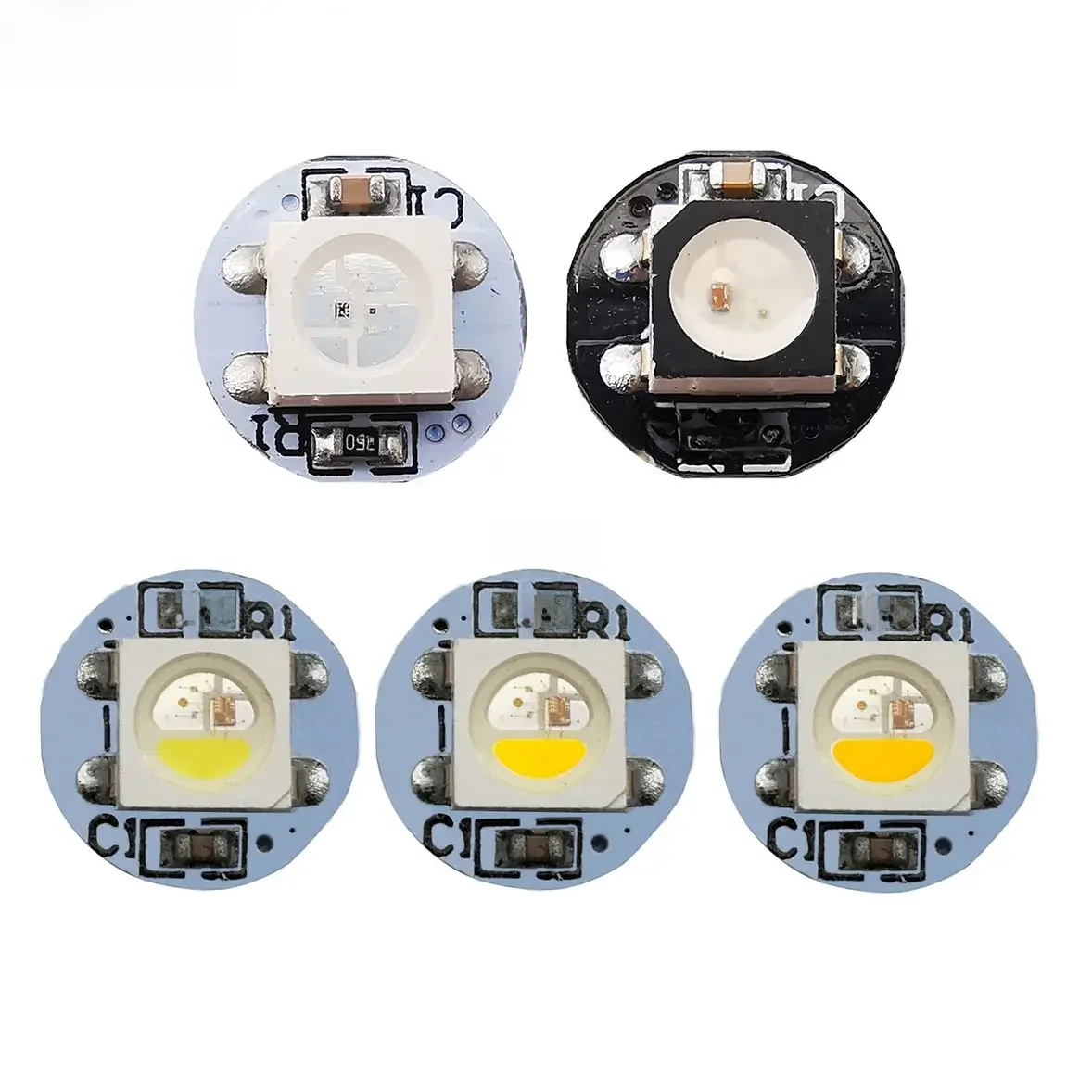 20-500pcs 5050 SMD WS2812B RGB SK6812 dioda LED RGBW Chip adresowalny z Mini płytka drukowana (10mm * 3mm) radiator czarny biały PCB DC5V — zdjęcie 2
