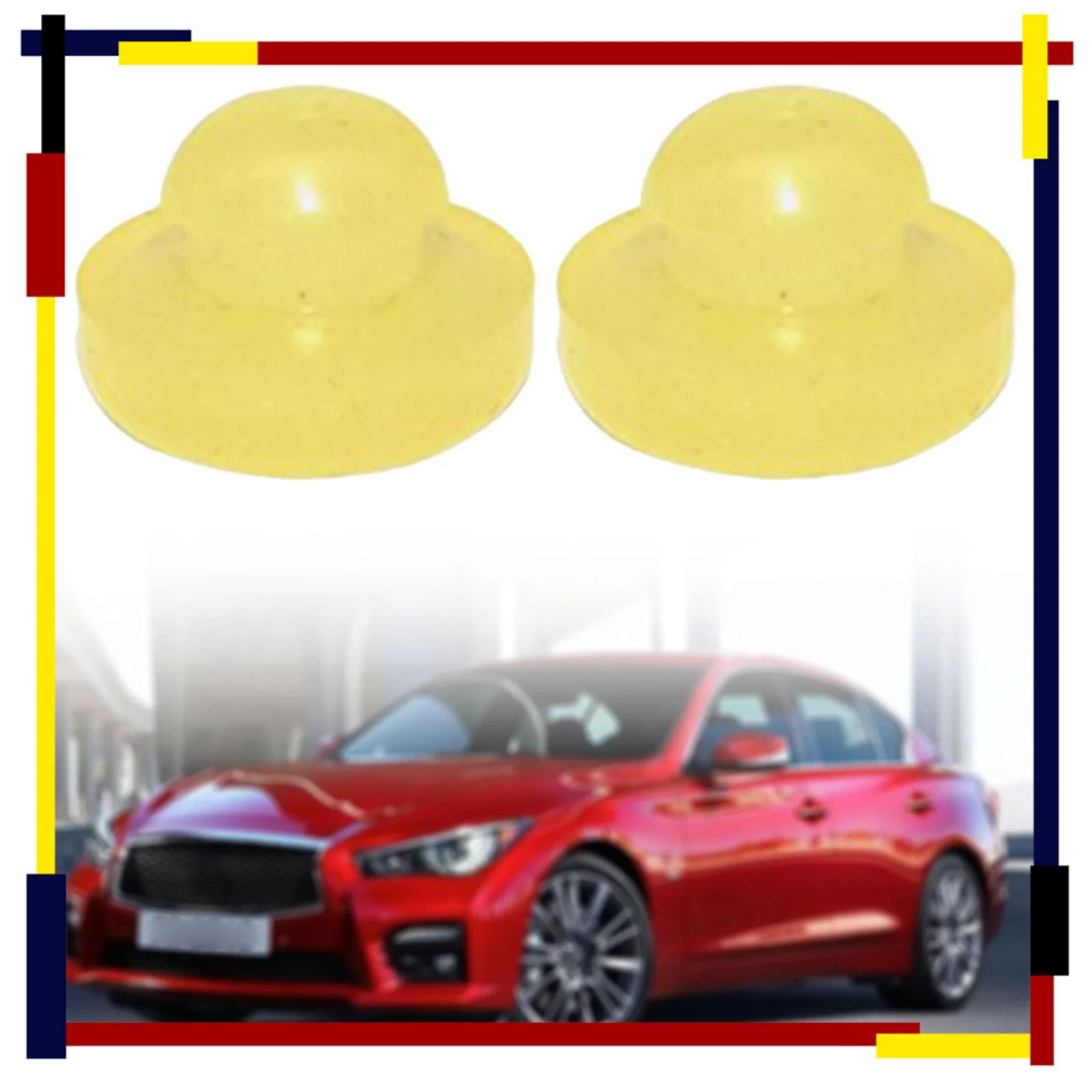 

2 шт., стопорная накладка на педаль сцепления 46584S0100 для Nissan 370Z Pathfinder, стопорная накладка на педаль тормоза, совместимый аксессуар, желтый