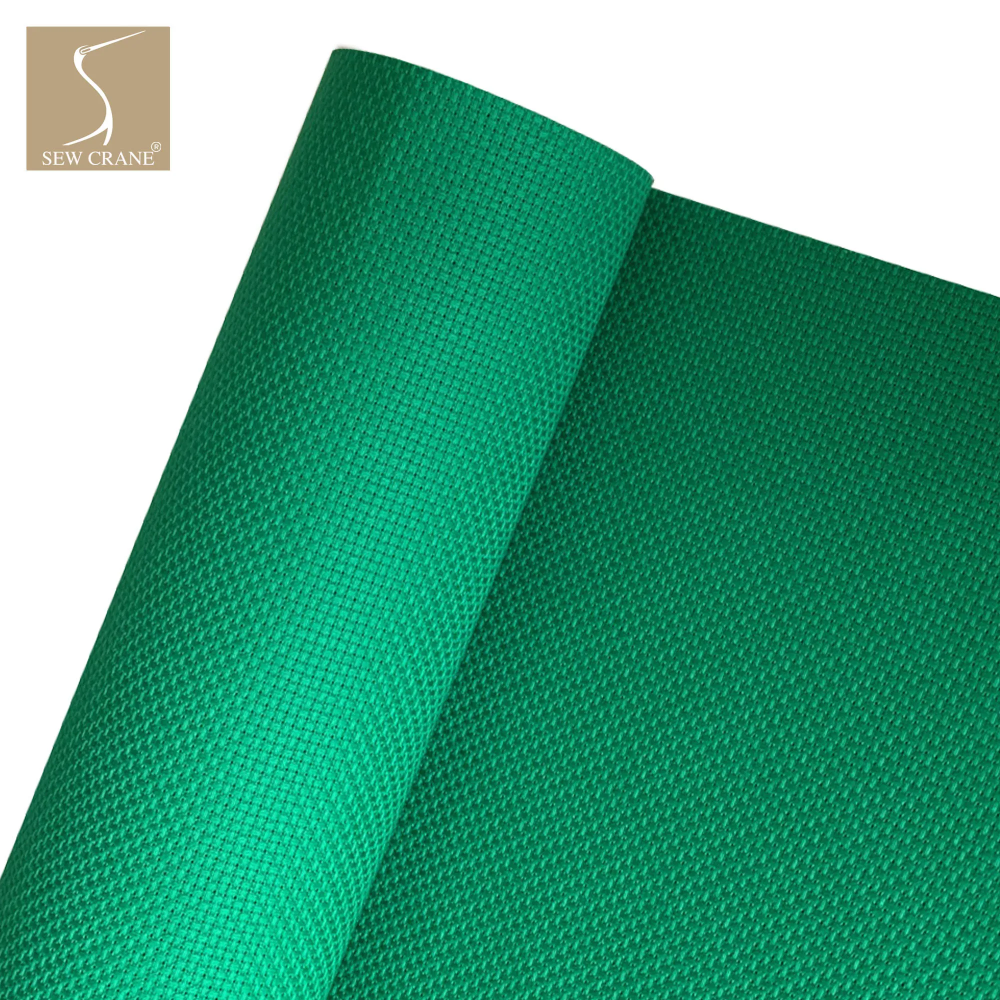 

14 Count Cross Stitch Fabric Cotton Embroidery Aida Cloth, Spring Green