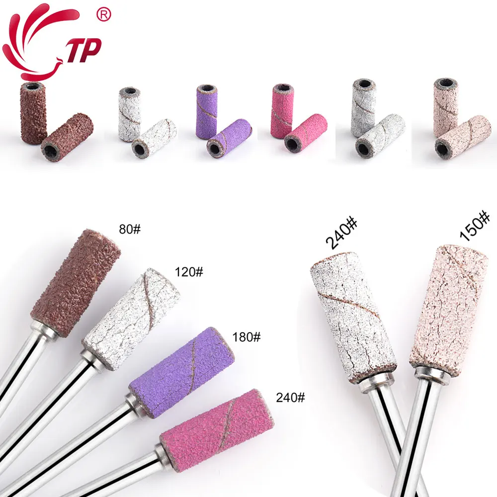 50/60/80 sztuk 3mm Mini taśmy szlifierskie do wierteł do paznokci trzpień elektryczne akcesoria do Manicure paznokcie żel usuwanie narzędzia do Pedicure