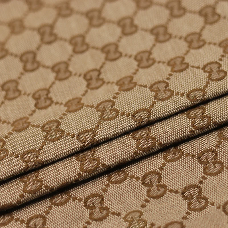 Streetwear Pink Jacquard Fabric Soft Colorfast Non-Stretch Textile for DIY Clothing Sofa Upholstery