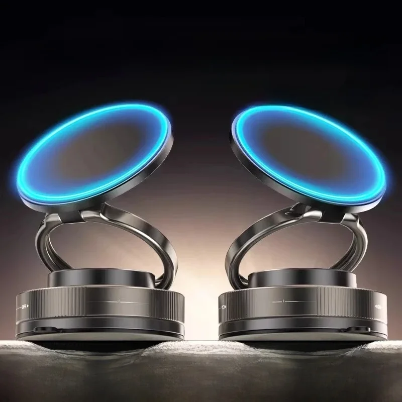 T30 vacuüm magnetische telefoonhouder standaard, voor Magsafe zuignap telefoonhouder verstelbaar draaibaar slot, voor uw auto/sportschool/spiegel - afbeelding 2