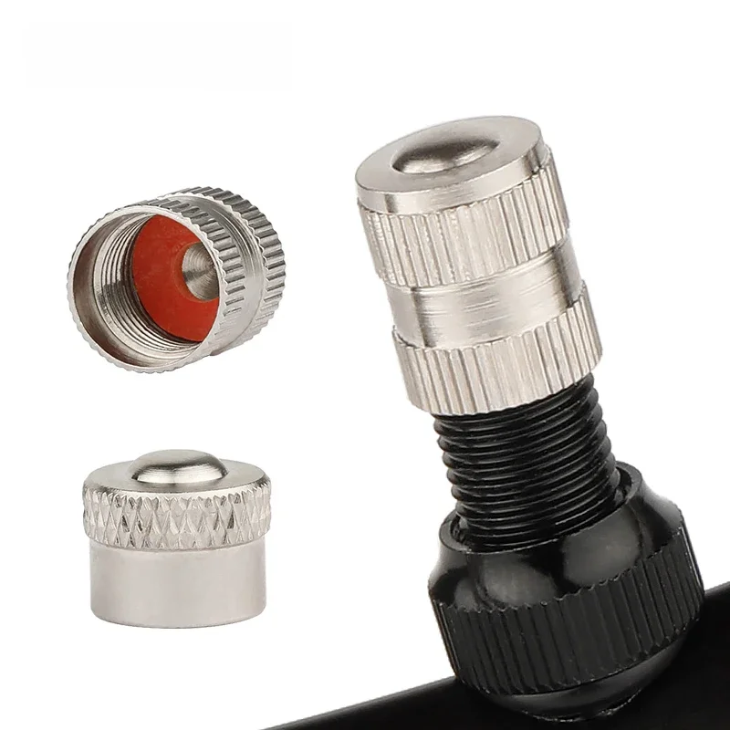 Capuchons en cuivre Schrader, filetage 8V1 pour vélo de poussée d'équilibre, vélo automatique, vannes AV, buse, capuchon anti-poussière, 20 pièces, 4 pièces
