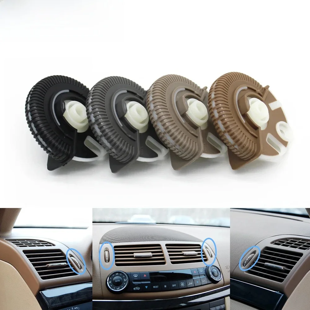 2/4PCS Przednia klimatyzacja samochodowa Rolka sterująca AC Wentylacyjne koło do Mercedes Benz E Class W211 E200 E300 E230 E260 E280 — 2