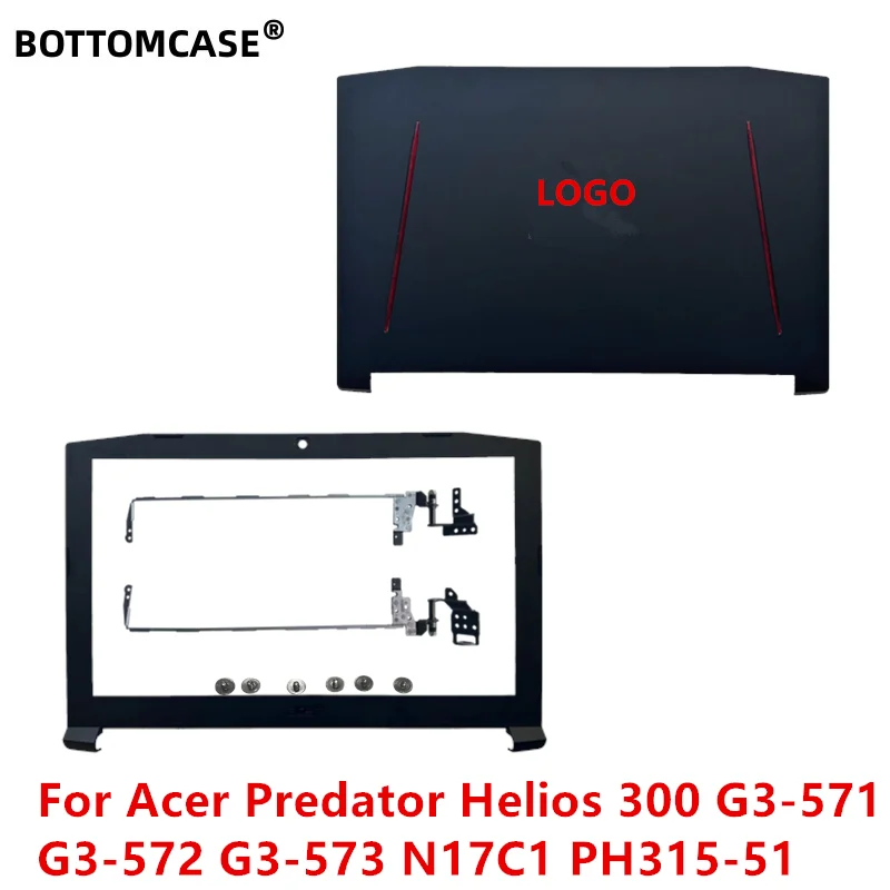 BOTTOMCASE For Acer Predator Helios 300 G3-571 G3-572 G3-573 N17C1 PH315-51 LCD Back Cover Top Shell Case / LCD Bezel / Hinges