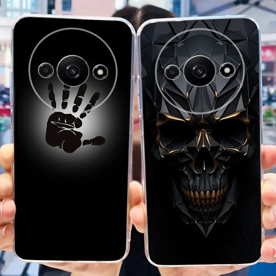 Pour Xiaomi Redmi A3 étui RedmiA3 A 3 4G 2024 mode Cool modèle doux SIlicone TPU coques de téléphone