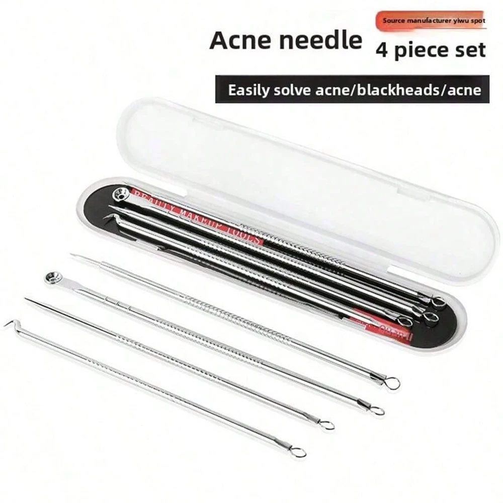 Gezicht Reiniging Tool Mobiele Puistjes Mee-eter Clip Pincet Schoonheid Gezicht Gezondheid Salon Speciale Comedondrukker Acne Naald Tool