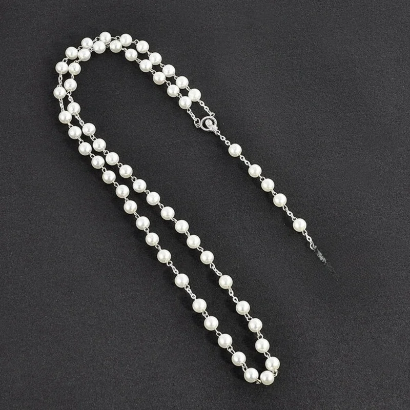 Collier chapelet rose perle pour femme, pendentif catholique, cadeau religieux, 216.239.