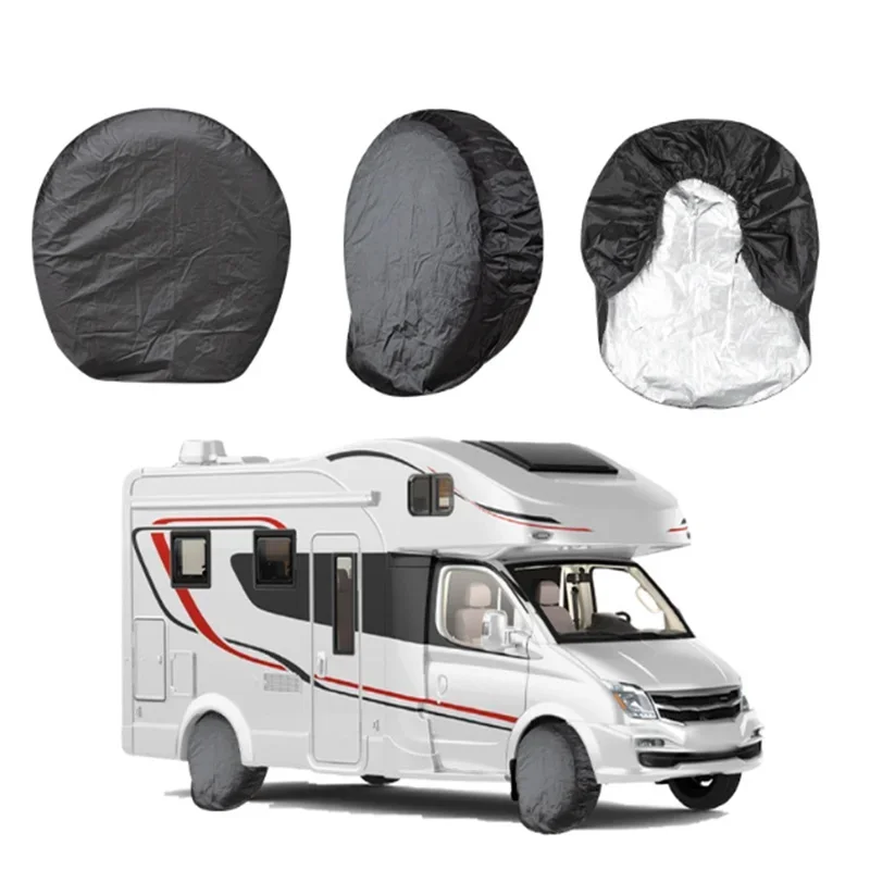 Sac de rangement de pneus de voiture de 28 pouces, housse de protection de roue de véhicule pour caravanes, camion, voiture, camping-car, remorque