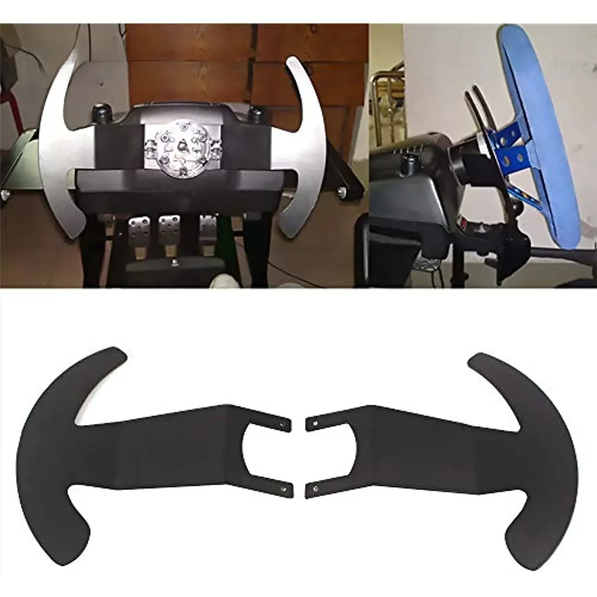 Manettes de vitesse robustes pour Logitech G29 G920, mise à niveau de roue, volant profond de 14 pouces