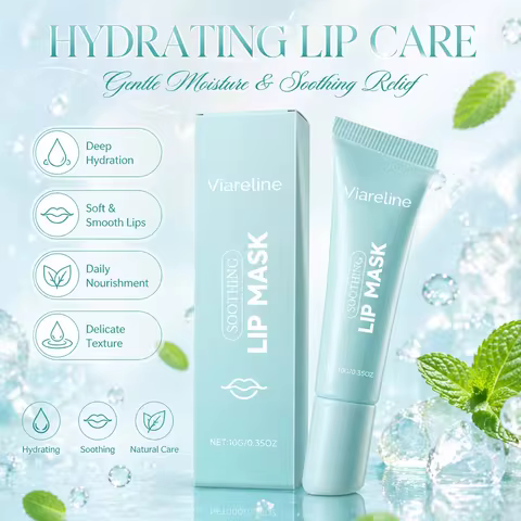 Moisturizing Lip Facial Mask Gently Moisturizes Lip Skin Improves Dryness and Makes Lips Soft a... product image