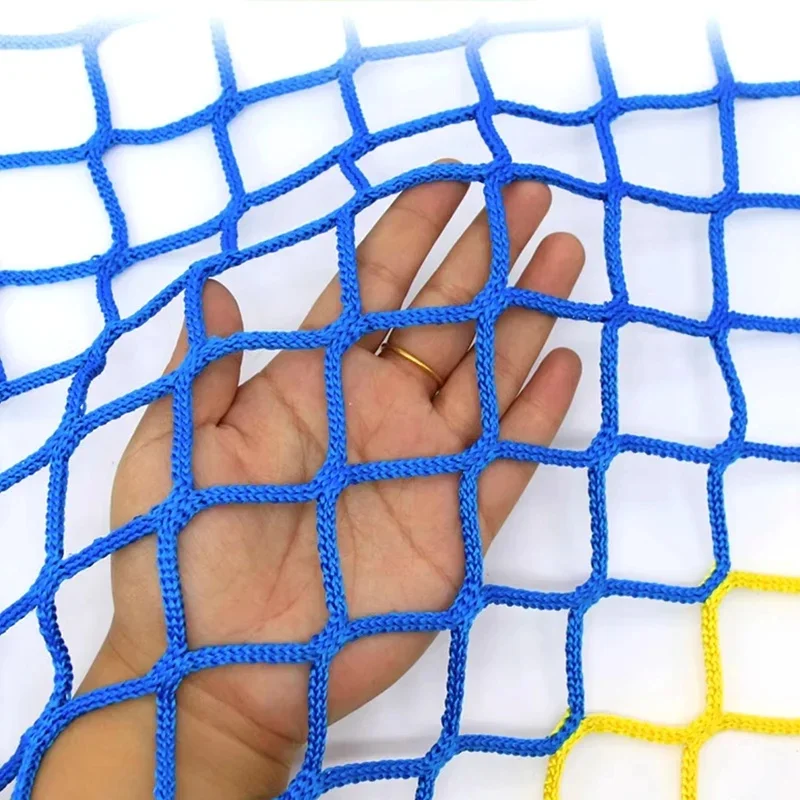 Filet sans nœuds personnalisable de 4mm, clôture de sécurité pour aire de jeux pour enfants, filet de Trampoline sans nœud, maille Anti-chute pour escaliers