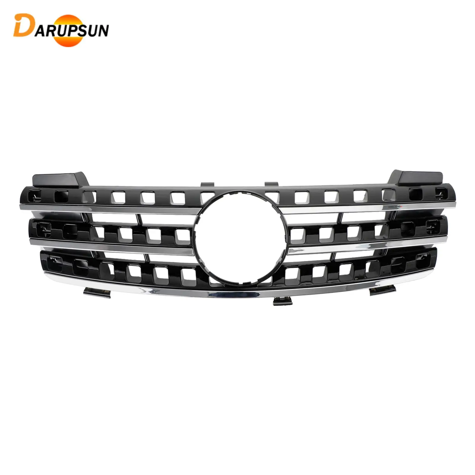 

DARUPSUN Front Bumper Racing Car Grille Grill for Mercedes ML-Class W164 2005 2006 2007 2008