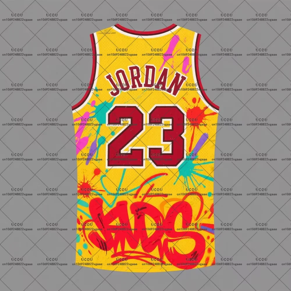 الرجال القميص الصبي قطار فتاة المحملة طفل الذكور تي شيرت سترة علوية رياضية تانك تنفس 23 J-Jorda AI تصميم Y2k كرة السلة جيرسي #2