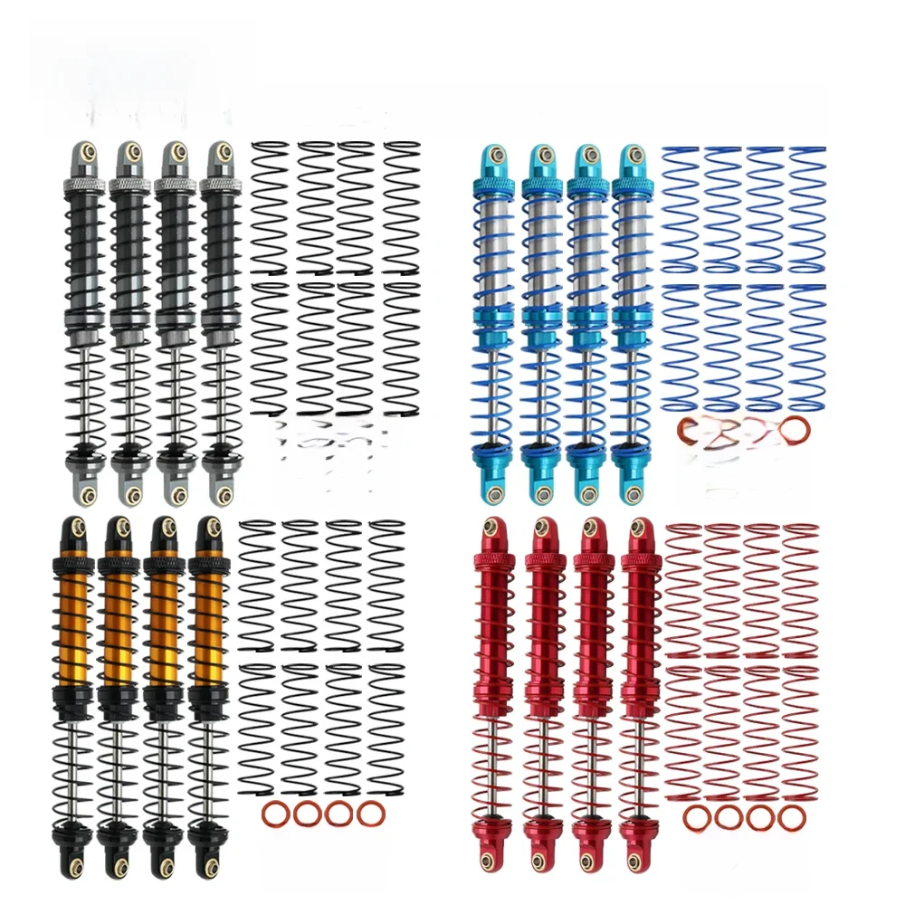Metaal 70mm 80mm 90mm 100mm 110mm 120mm Schokdemper Oliedemper voor 1/10 RC Crawler Auto Axiale SCX10 AXI03007 RBX10 D90 TRX4 - afbeelding 2